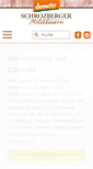 Mobile Screenshot of molkerei-schrozberg.de
